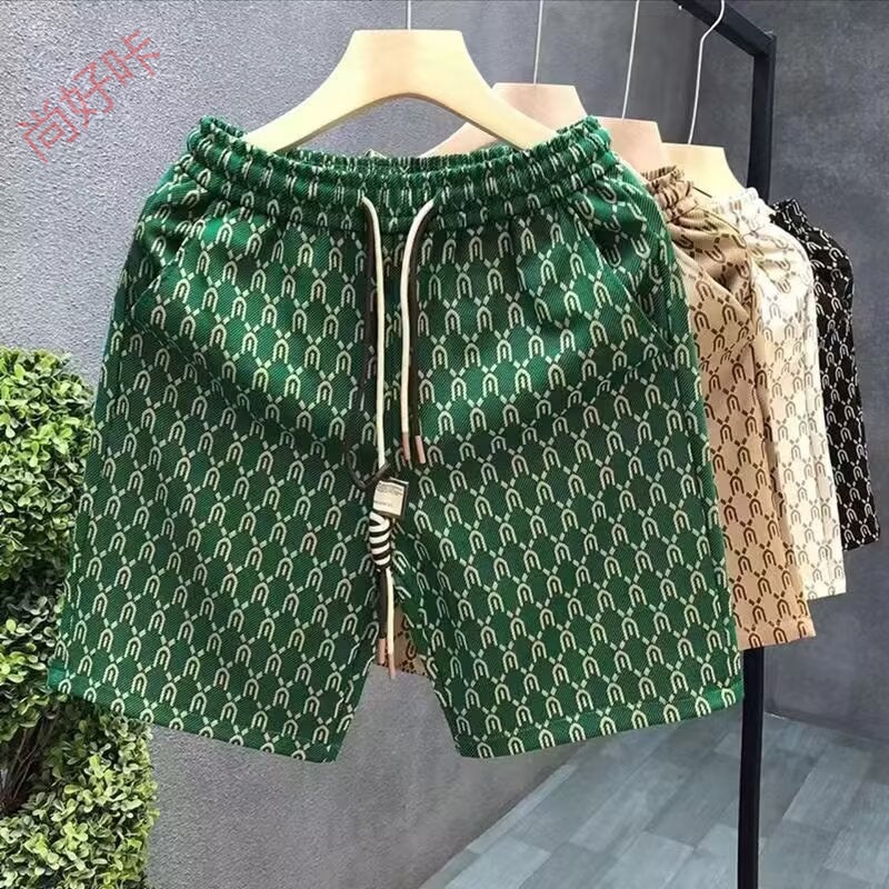 شورتات صيفية عصرية ماركة كاجوال بنطلونات شاطئية للشباب فضفاضة موضة متعددة الاستخدامات بنطلونات بطول خمسة نقاط قابلة للتنفس فضفاضة - Image 5