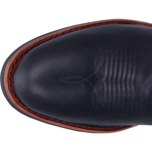 Dan Post Men's Albuquerque Pull-On Boot,Black,8 EW US - Image 5