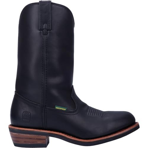 Dan Post Men's Albuquerque Pull-On Boot,Black,8 EW US - Image 1