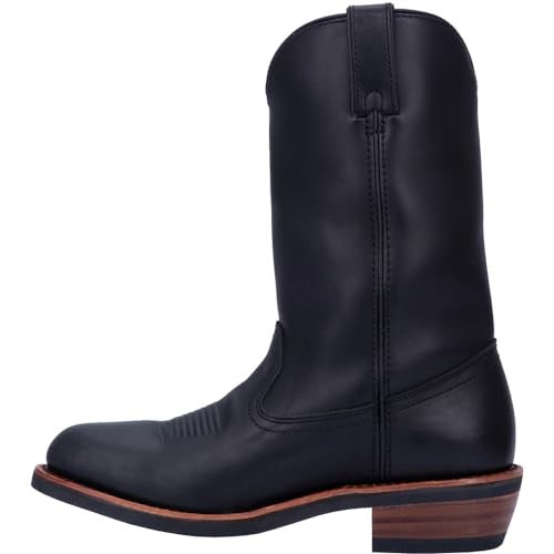 Dan Post Men's Albuquerque Pull-On Boot,Black,8 EW US - Image 4