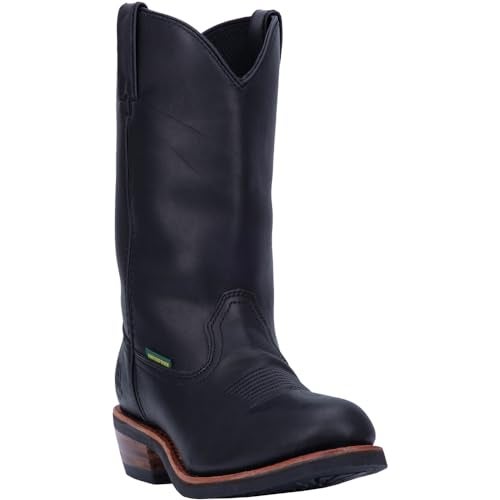 Dan Post Men's Albuquerque Pull-On Boot,Black,8 EW US - Image 3