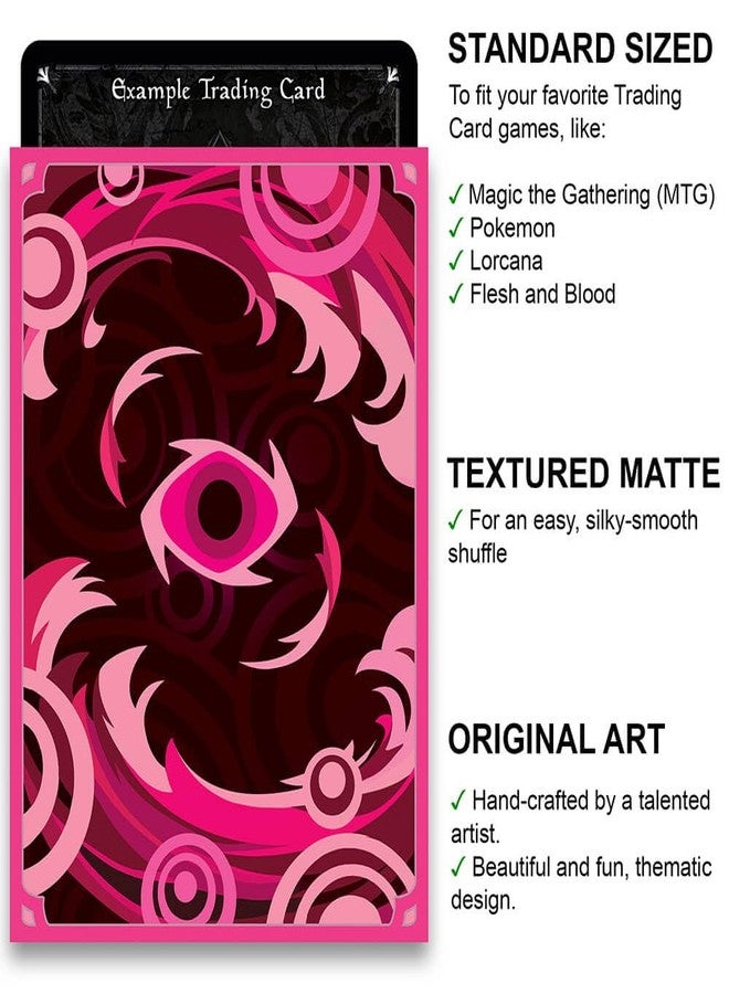 Fantasy North - Psionic - Elements Series II - 100 Textured Matte TCG Card Sleeves - Fits Magic MTG Commander Pokemon and Other Card Games - Playing Card Sleeves - Image 3