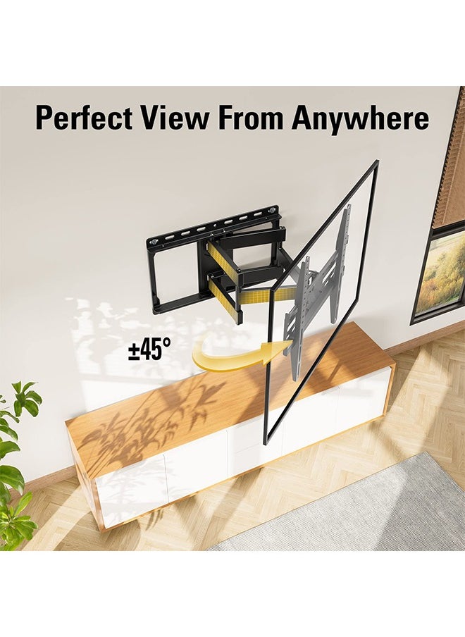 FlashHawk TV Wall Mount for 26-55 TVs up to 40KG, Full Motion TV Mount Bracket Articulating Swivel Extension Tilting Leveling,Max VESA 400x400MM  - Image 4