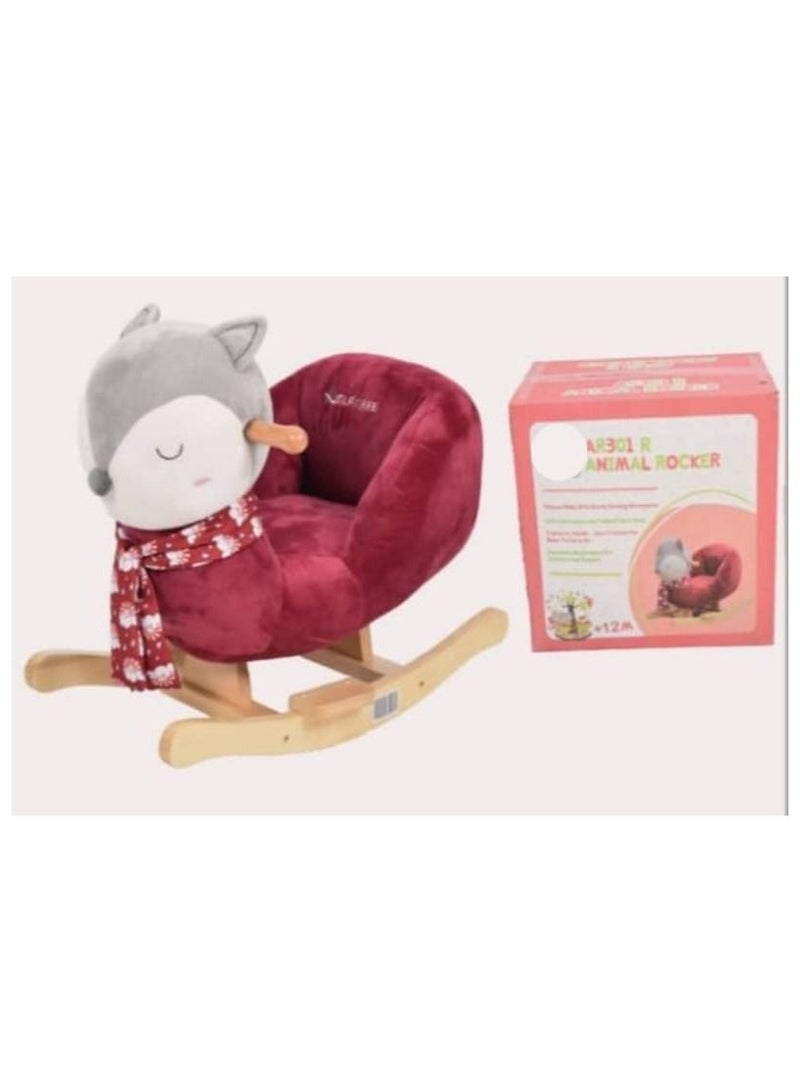 Rocking chair for children, in the form of a stuffed doll red  - Image 2