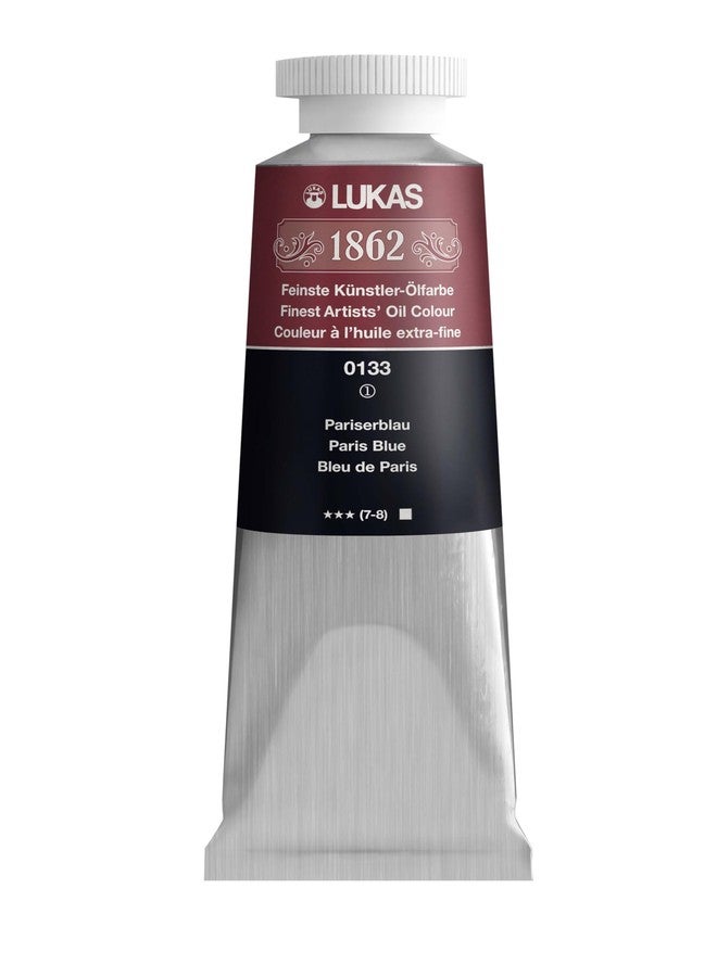 Lukas ألوان زيتية فنية من لوكاس 1862 بجودة احترافية مصممة في ألمانيا - أنابيب فردية سعة 37 مل - [أزرق باريس] - Image 1