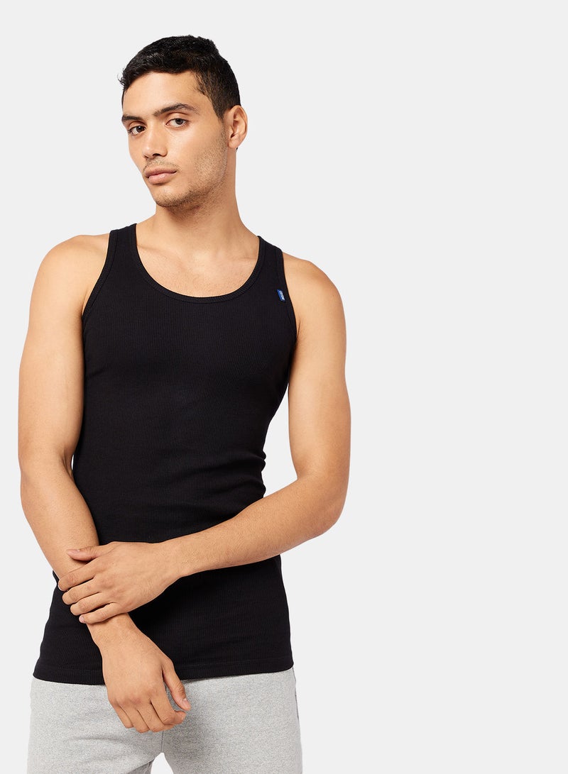 COTTONIL قميص داخلي مضلع أساسي (عبوة من 3 قطع) - Image 1