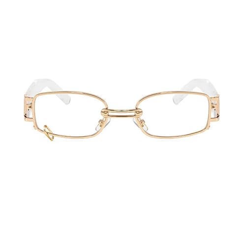 Dervin UV Protected Rectangular Sunglasses for Men and Women (Clear) - Image 2