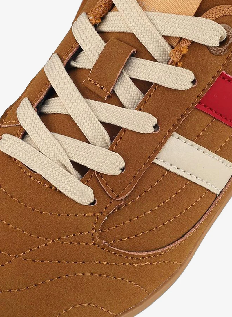 Lee Cooper BROWN Boys Panalled Lace-Up Sneakers for Men | Best Price UAE