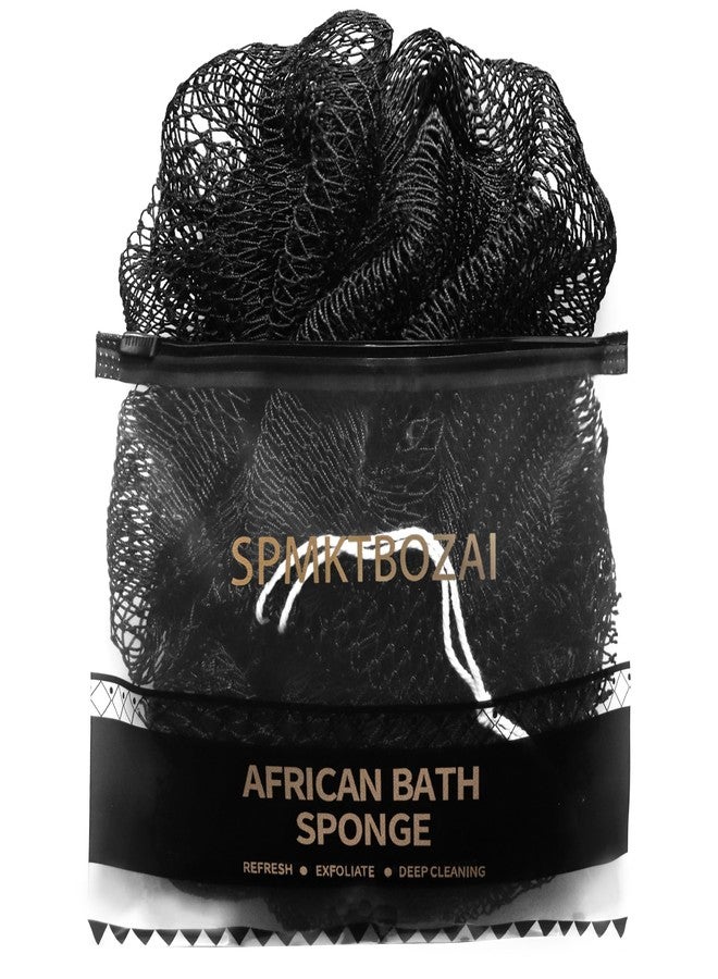 SPMKTBOZAI Authentic African Net Sponge; Long Exfoliating Body Scrubber; Traditional African Washcloth for Dead Skin & Smooth KP; Hygienic Fast Dry Loofah Alternative; for Men & Women - Image 1