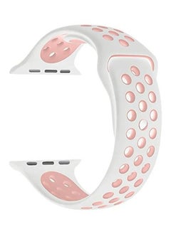 HEXABEX Apple Watchband 46mm/45mm/44mm/49mm Nike Strap for Apple Watch All Series White/Pink  - Image 3