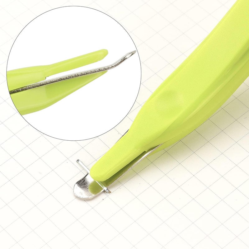 ZZTX 3 PCS Professional Magnetic Staple Remover Puller Staples Remover Staple Removal Tool for School Office Home(Blue, Rose, Green) - Image 4