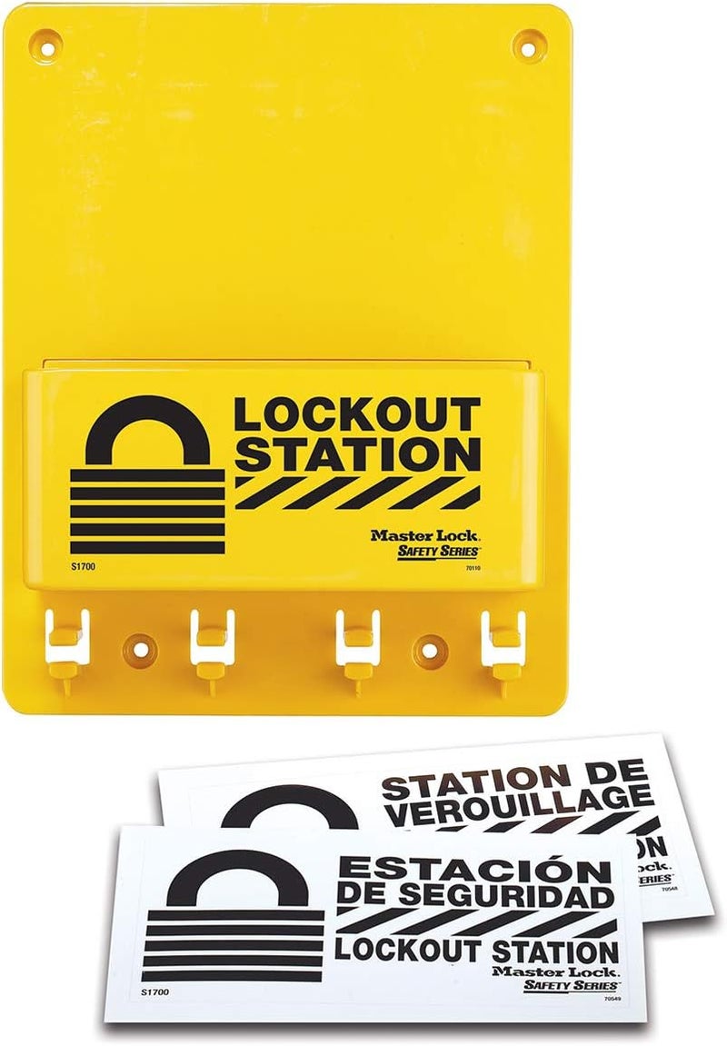 MasterLock - S1700 Compact Lockout Center, Unfilled , Yellow - Image 1