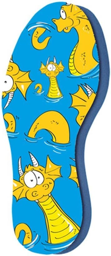 Pedag Kids Soft | Fabric Covered Latex Foam Insoles | Lemon Scented | Children Size US 6C/7C-EU 22/23 | 1 Pair