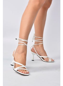Fox Shoes White Women's Heeled Ankle Shoes K404070209  - Image 2