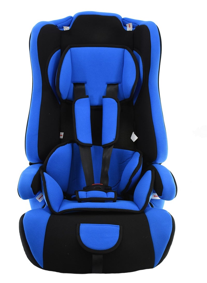 مقعد سيارة للاطفال، 3 في 1، تصميم نحيف ومريح - حزام امان مع 4 اوضاع (ازرق) - Image 1