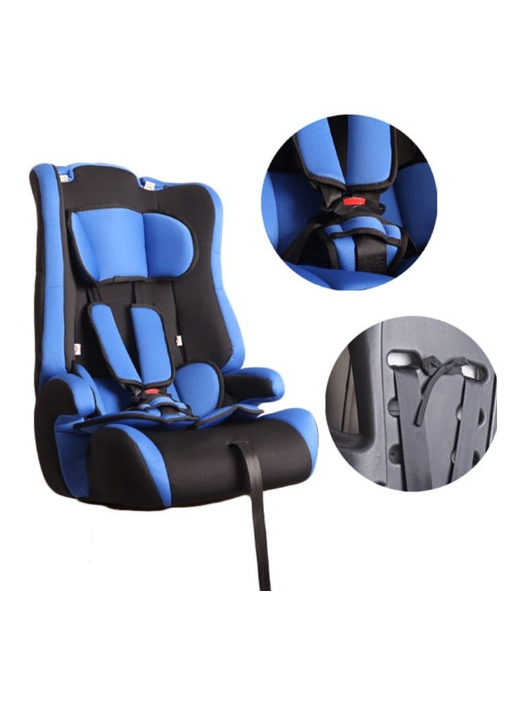 مقعد سيارة للاطفال، 3 في 1، تصميم نحيف ومريح - حزام امان مع 4 اوضاع (ازرق) - Image 2