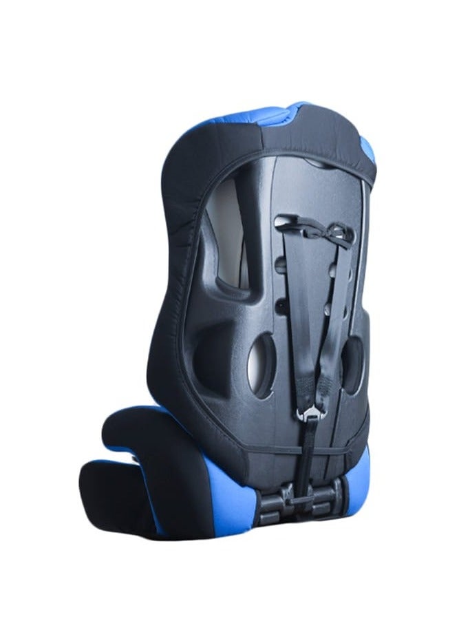 مقعد سيارة للاطفال، 3 في 1، تصميم نحيف ومريح - حزام امان مع 4 اوضاع (ازرق) - Image 3