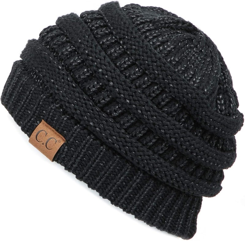 Cc Exclusives Cable Knit Beanie - Thick, Soft & Warm Chunky Beanie Hats - Image 1