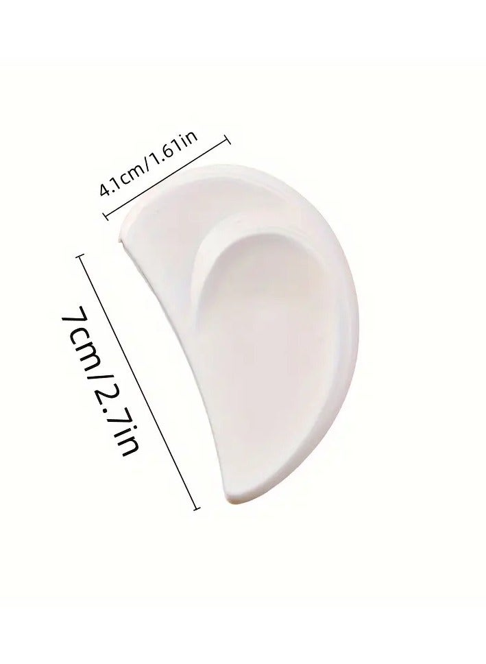 يوكانبي مجموعة 2 قطعة من ملف الأظافر المحترف - مبرد الأظافر من الفولاذ المقاوم للصدأ بتصميم نصف القمر المنحني، أداة صنفرة للمانيكير والباديكير، ملحق للعناية بالأظافر بدون رائحة للاستخدام في الصالونات والمنزل - Image 3