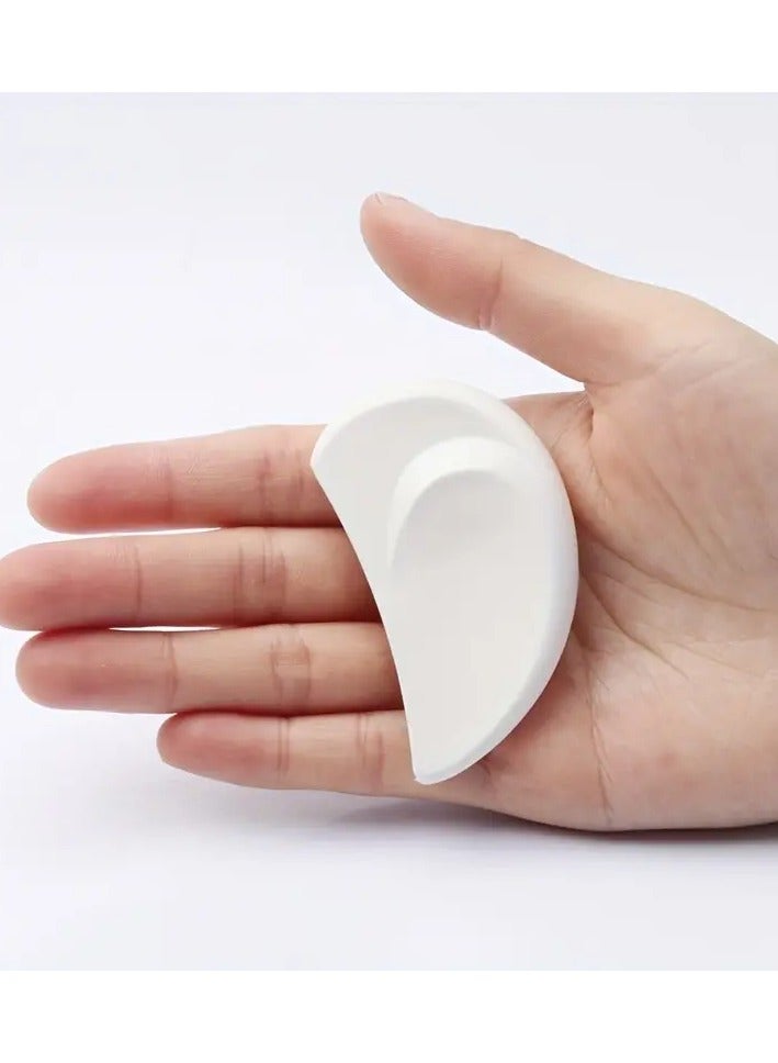 يوكانبي مجموعة 2 قطعة من ملف الأظافر المحترف - مبرد الأظافر من الفولاذ المقاوم للصدأ بتصميم نصف القمر المنحني، أداة صنفرة للمانيكير والباديكير، ملحق للعناية بالأظافر بدون رائحة للاستخدام في الصالونات والمنزل - Image 4