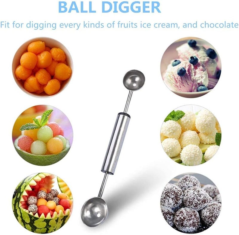 klarako Kitchen Carving Tools Kit, 80pcs/set Vegetable Fruit Carving Knife Watermelon Pumpkin Multifunctional Fruit Peeler Cutting Slicing Carving Tool Kitchen Helper Set for DIY Fruit Decoration - Image 4