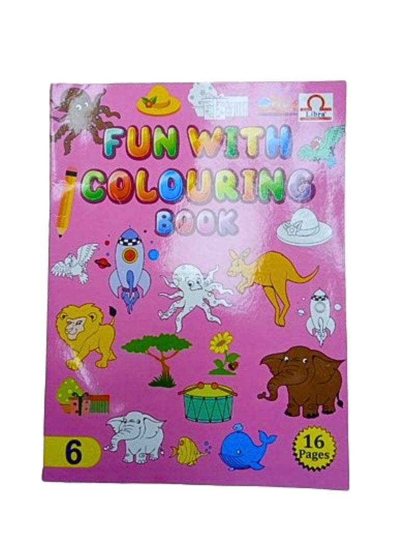 Libra KIDS COLORING BOOK FOR 6 - Image 1