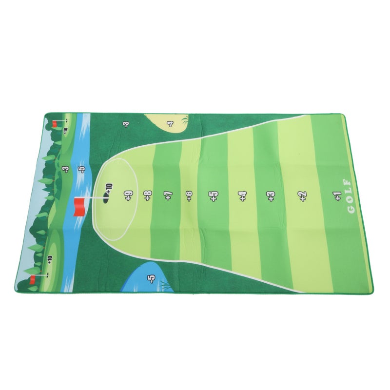 Chipping Game Mat Set: 20 Soft Balls 6 Ground Stakes Durable Washable Fabric - Portable Easy Operation Toss Game Toy for Family Kids Adults Indoor Outdoor Parties - Image 3