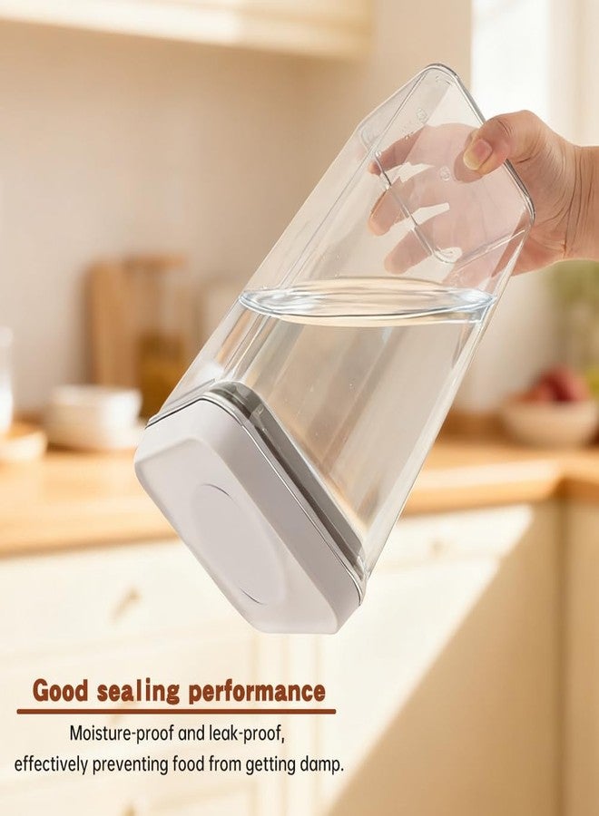 WeiLingBo Brown Sugar Keeper Storage Container With Lids Airtight, 2.3 Quart Brown Sugar Keeper Storage Container with Spoon, Food Saver Jar for Cookies or Crackers - Image 5