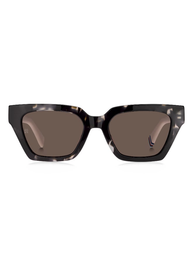 TOMMY HILFIGER TH 2101/S Sunglasses Black Rectangular - Image 3