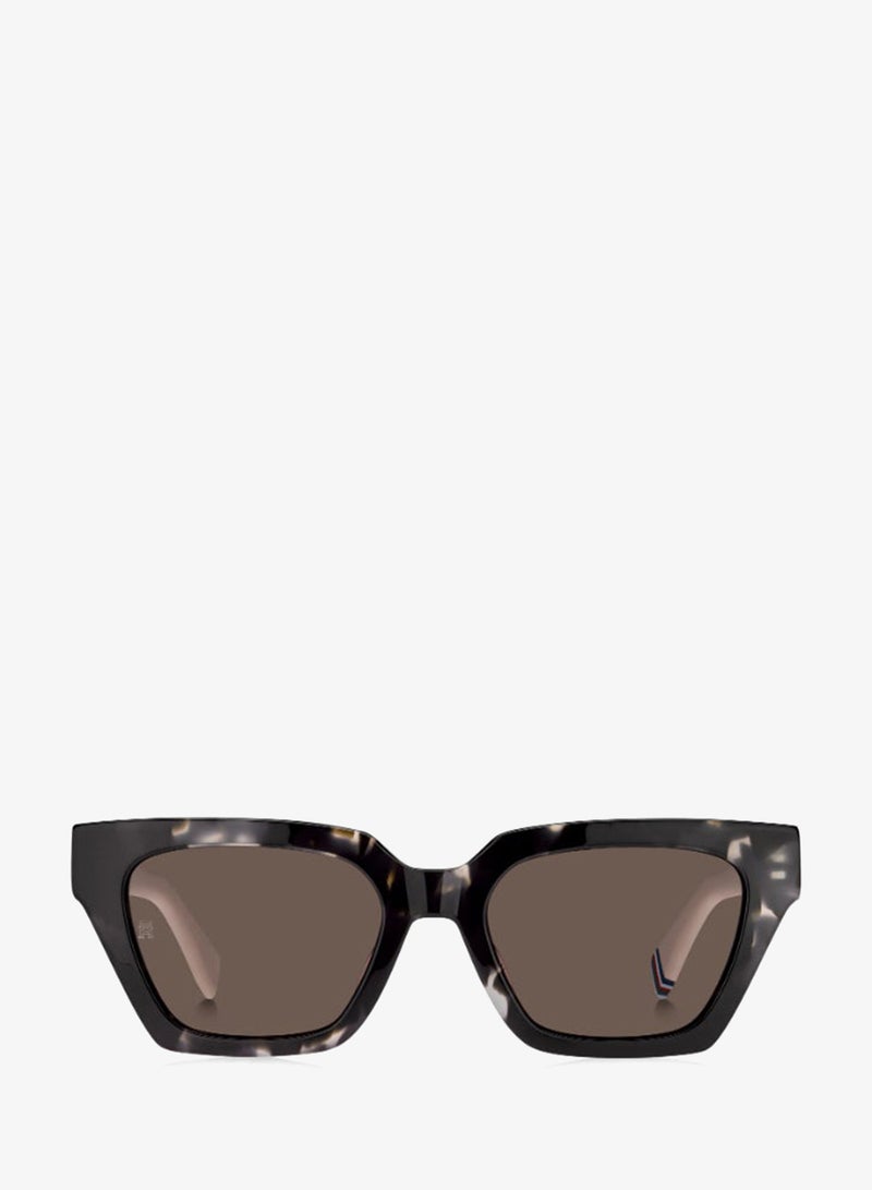 TOMMY HILFIGER TH 2101/S Sunglasses Black Rectangular - Image 3