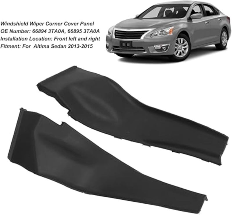 Wivplex Windshield Wiper Corner Cover Panels for Altima - Image 5