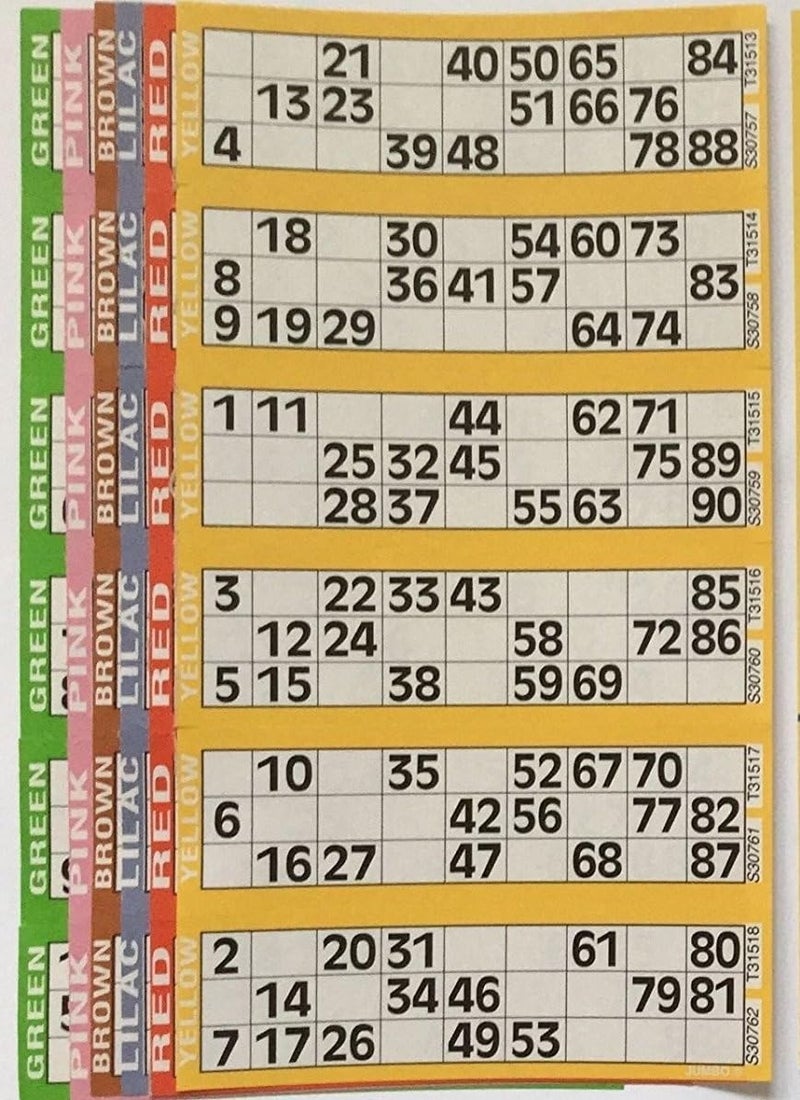 Funny Teddy Tambola Tickets - 1800 Tickets (3 Book) | Each Book Contains 600 Tickets | Bingo Game Tickets | Paper Tickets - Image 4