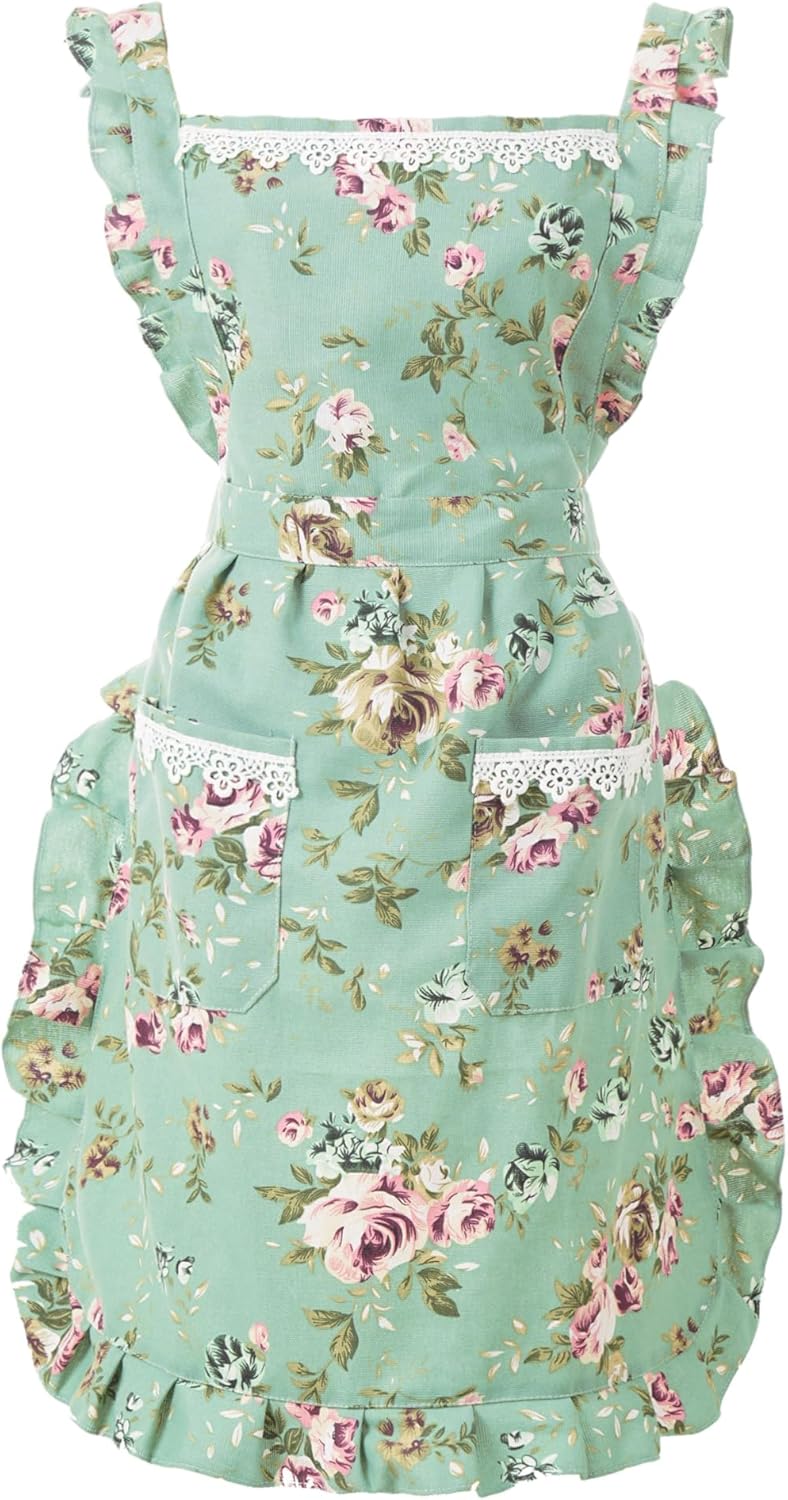 Aoomzoon Funny Aprons for Women with Pockets, Kitchen Cooking Grilling Bbq Cute Chef Apron, Mothers Day Birthday Gifts for Women - Image 1