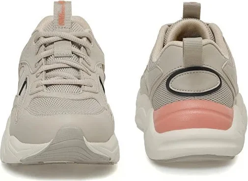 LUMBERJACK Dakota 4fx Memory Insole Lace Up Light Sole Women's Sneakers Beige