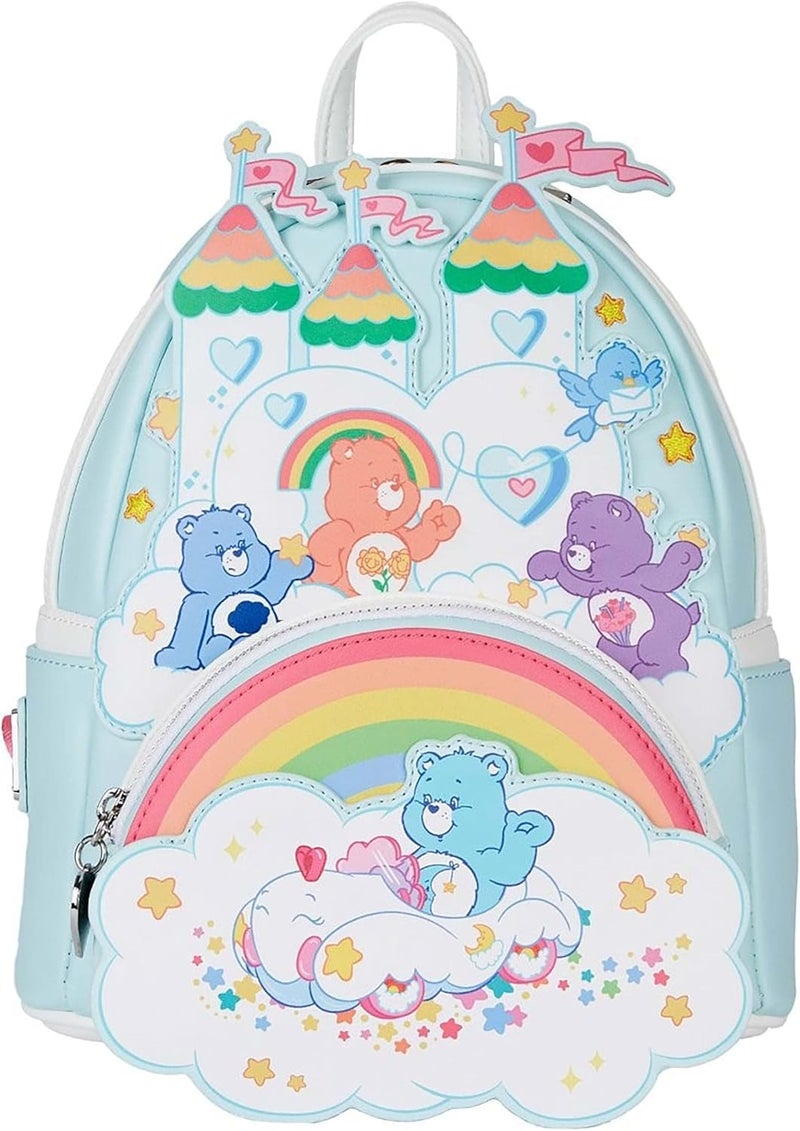 Loungefly Care Bears CareALot Castle Mini Backpack Multi - Image 1