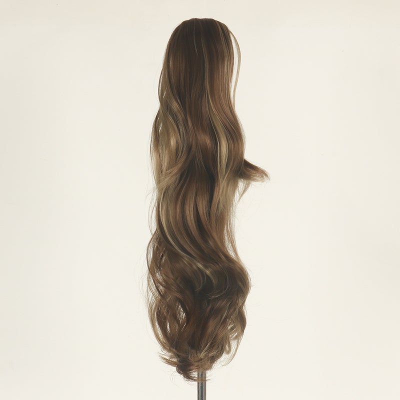 Generic Long Curly Ponytail Claw Clip Hairpiece #12H24 