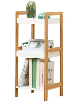Generic FFD 3 Tier Wooden Bathroom Stand Book Shelf Flowers Stand Free Standing Kitchen Rack  - Image 4