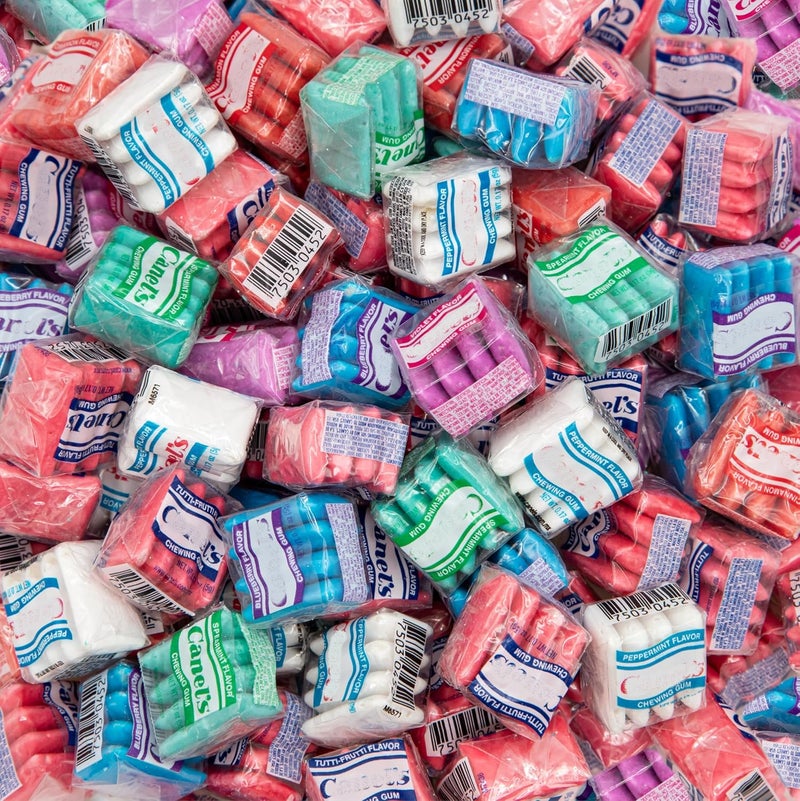 ILIKE! Mexican Chewing Gum - 1.5-Pound Bag with Assorted Flavors and 135 Individually Wrapped Mini Pouches - Image 1