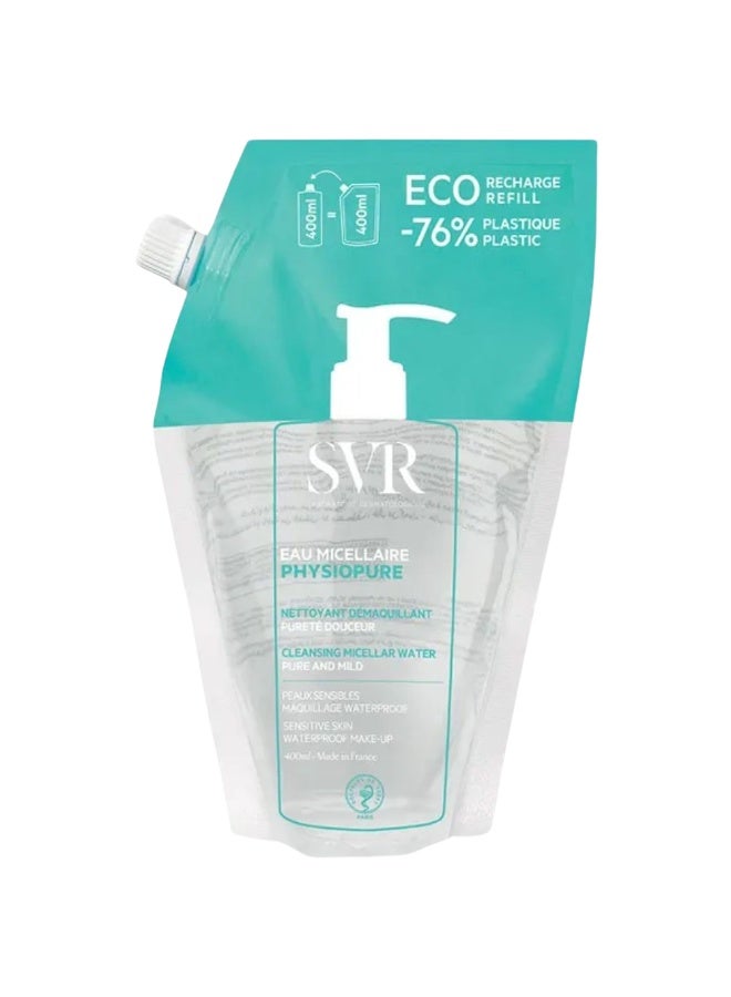 SVR Physiopure Micellar Water Make-Up Remover for Face, Eyes and Lips Refill 400ml - Image 1