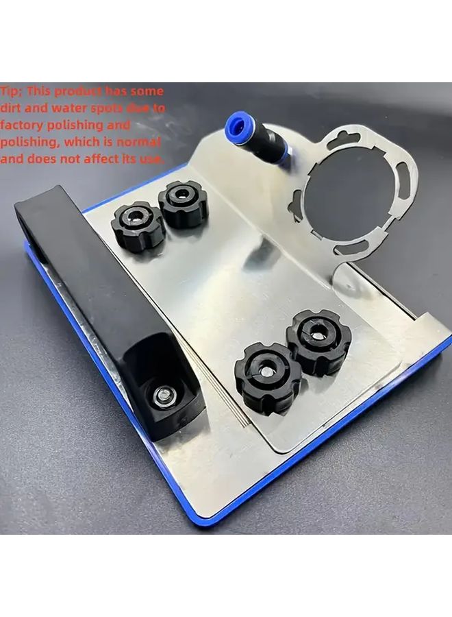 45 Degree Tile And Wood Chamfering Tool Silvery Stainless Steel Angle Grinder Attachment - Image 5