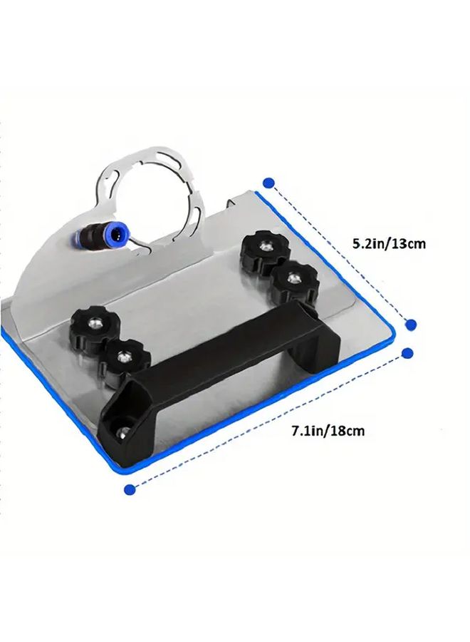 45 Degree Tile And Wood Chamfering Tool Silvery Stainless Steel Angle Grinder Attachment - Image 3