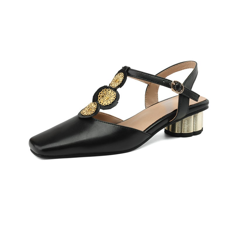 Source 2024 Summer Fashion Rhinestone 32-43 Size Size T-Buckle Women'S Sandals - Image 1