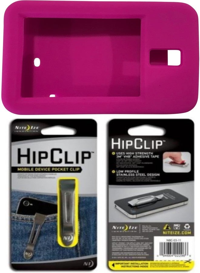 RockaDex Tandem T-Slim pump case & clip combo. (Pink) - Image 1