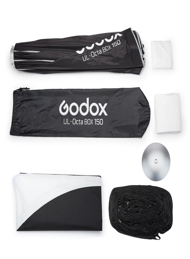 جودوكس صندوق إضاءة Godox UL مقاس 150 سم، مزود بخاصية التحرير السريع، وشبكة، وحامل Bowen للتصوير الفوتوغرافي، مناسب للاستوديوهات. - Image 5