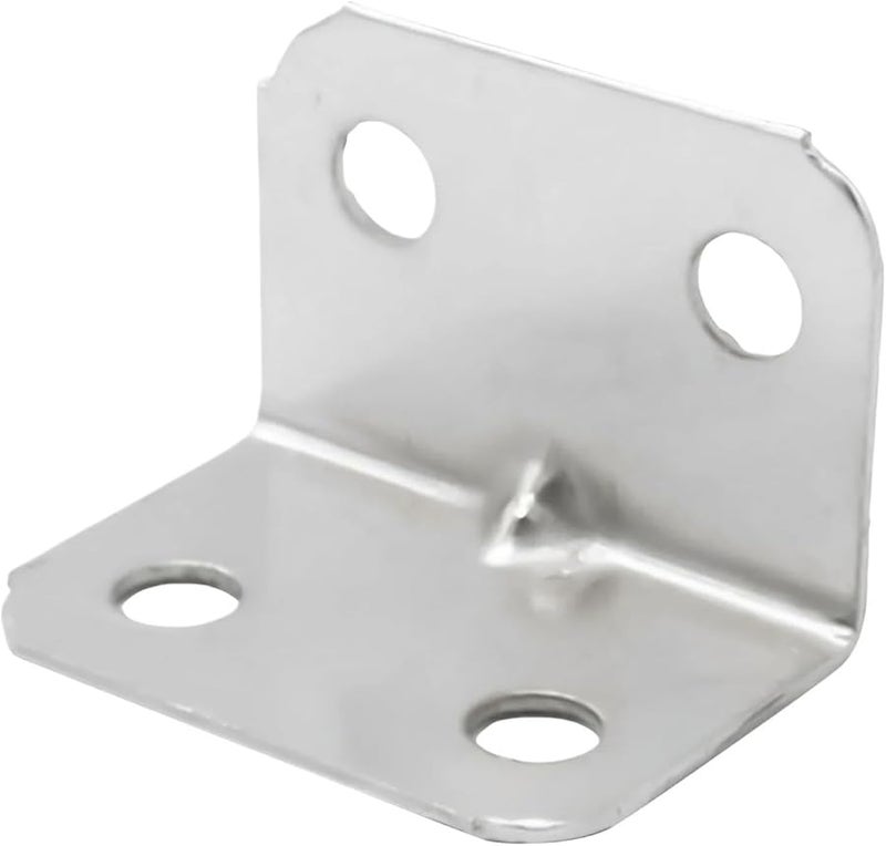 100PCS L Bracket Angle Iron Connector 90 Degree Plate Bracket For Furniture Shelves - Image 1