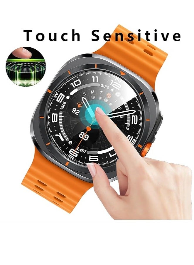 3 Pieces Protective Film for Samsung Galaxy Watch Ultra 47 mm, [Full Coverage] Material Protective Film [Anti-Scratch] – Transparent - Image 5