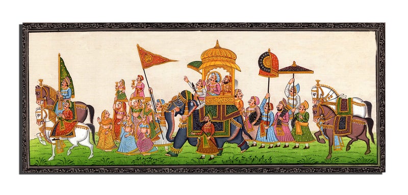 Sikhash Canvas Painting, Religious Art, Traditional Art, Nature Art, Jesus, Gond Art, Kalighat Art, Rajasthani Art, Painting For Living Room, Fabric, Multicolor, a563 - Image 2