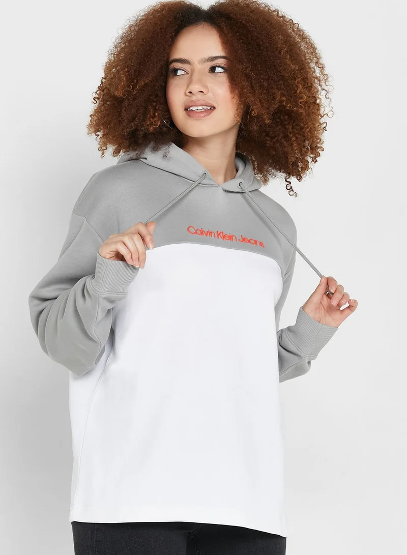 Calvin Klein Jeans Colorblock Logo Hoodie