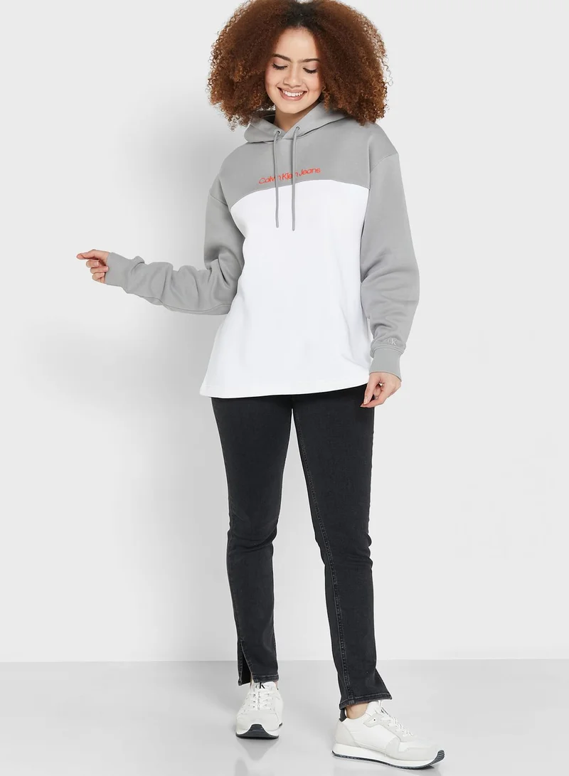 Calvin Klein Jeans Colorblock Logo Hoodie