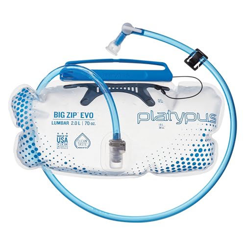 Platypus Big Zip EVO Taste-Free Water Reservoir / Hydration Bladder, 2-Liter Lumbar - Image 1